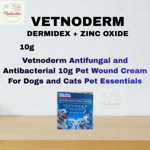 VETNODERM CREAM FOR PETS AntiFungal / AntiBacterial 10g