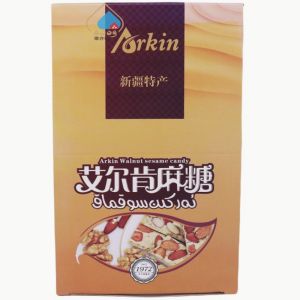 Arkin Speciality Xinjiang Badan Nutty Caramels 600g 25g*24pcs Nutritious Snacks Traditional Candy Boxed from China