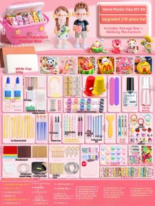 Non-Toxic No-Bake Clay Kit for Children Fridge Magnet