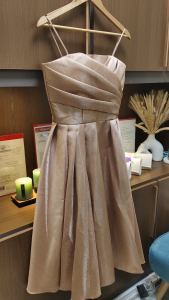 MODERN FILIPINIANA 2 IN 1 SPAGHETTI DRESS WITH DETACHABLE SLEEVE FOR WOMEN - P014