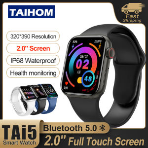 TAIHOM 2.0นิ้วสมาร์ทนาฬิกาผู้ชายผู้หญิง S Mart W Atch NFC หน้าจอขนาดใหญ่ที่กำหนดเองนาฬิกาใบหน้าบลูทูธโทรไร้สายชาร์จออกกำลังกายสร้อยข้อมือ