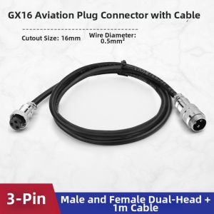 kuicc | Aerospace Grade Power Connector 1m Cable Dual Female