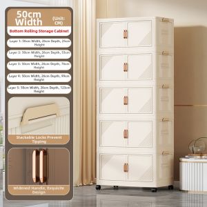 LIWAN | Foldable Multi-Layer Thick Storage Cabinet