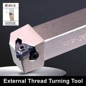 TUOZ SER SEL External Thread Turning Tool SER1010H11 SER1616H16 SER2020K16 SER2020K22 2525M22 Cnc Holder Lathe Cutter Shank