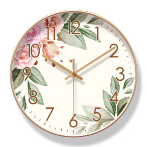 Modern Minimalist Nordic Style Quartz Wall Clock Silent Living Room Decor Sweeping Second Hand Fashionable Timepiece