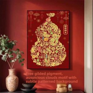 Handmade DIY Digital Painting Plant Floral Numbered Oil Painting Decorative Hanging Picture Stress Relief Coloring Artwork
