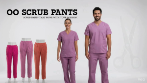 DAO2026 - SCRUB PANTS ONLY  PINK EDITION Medical Factory Uniform/Comfy to Wear