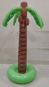 Pelampung Sembur Air Mancur Pohon Kelapa Sembur Bahan PVC Tebal Untuk Kolam Berenang / Pantai Indoor