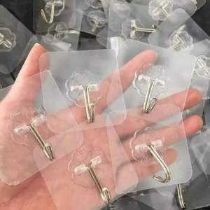 Combo Móc Dán Tưởng Treo Đồ Trong Suốt T10 - Các Loại Móc Dính Cường Lực Siêu Chắc