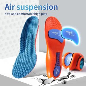 SRIEI 1Pair Sports Arch Orthopedic Insole For Shoes Sole Shock Absorption Breathable Cushion Running For Feet Man Women Arch Support Insole