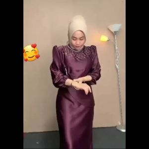 TERMURAH!!! VINA DRESS KONDANGAN VIRAL GAUN PESTA MODERN SATIN SILK PREMIUM BAJU MUSLIM WANITA KEKINIAN DRESS BRIDESMAID LEBARAN 2025