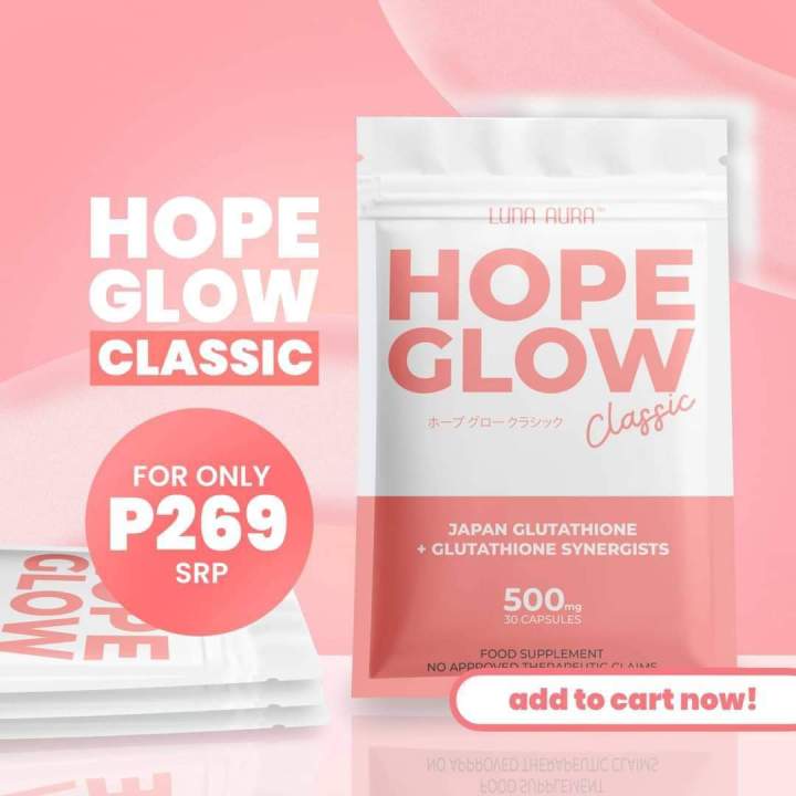 LUNA AURA HOPE GLOW Advance Glutahtione (ALL VARIANT AVAILABLE) | Lazada PH LUNA AURA HOPE GLOW Advance Glutahtione (ALL VARIANT AVAILABLE) | Lazada PH