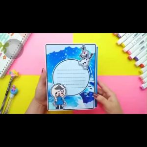 Ngôi nhà của bé House of Queen Elsa In Quiet Book Đồ chơi giấy Tocaboca life bằng giấy DIY cho bé