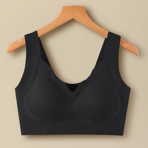 Seamless Intimates Womens Wireless Sports Push up Breast Holding Lifting Push-up Beauty Back Tube Top Bra Vest Style