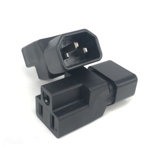 IEC 320 C14 To Nema 5-15R AC Adaptor C14 To USA 3Pole Power Adapter Converter