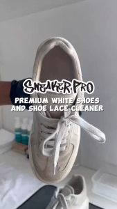 Sneaker Pro : Premium white shoe cleaner ขวดใหญ่ ขนาด 300 มล. (น้ำยาทำความสะอาดรองเท้าสีขาวสูตรพรีเมี่ยม )