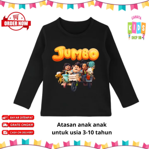 Atasan Anak Lengan Panjang Jumbo Don & Friend untuk Usia 3-10 Tahun