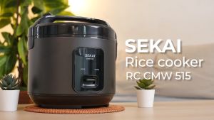 SEKAI Rice Cooker / Penanak Nasi Magic Com Penghangat Nasi 3 in 1 Ukuran 1.8L - CMW 515