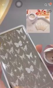 Bảng thép in họa tiết trang trí móng tay nail ( nhiều mẫu )