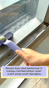 Sikat Toilet 3in1 Putar 360° /Cleaning Brush / Pembersih Lantai Kamar Mandi Westafel Dapur Serbaguna