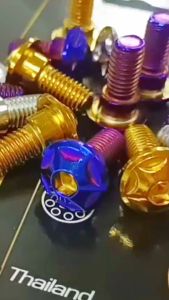 Honda ทุกรุ่น - น๊อต สแตนเลส จานดิส หัวM150 มีบ่า M8\*20 สำหรับ นอกเหล่า 1-4 ตัว