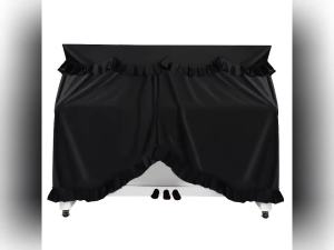 IRIN | KC-105 88 Keys Upright Piano Dust Cover Velvet Full Piano Drape Portable Non-woven Rust-proof Storage Bag for Piano Protection