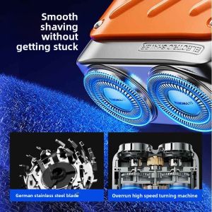 MONLEYTA | German Precision Mens Electric Shaver 2025 New Mini Cannon Shaving Razor Portable Official Authentic Manly Grooming Tool