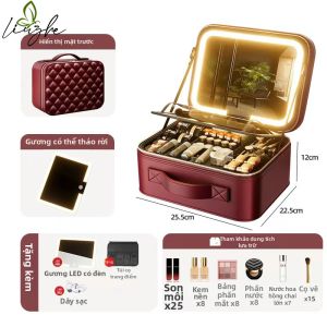 LIUZHE | Túi Đựng Đồ Du Lịch Dung Lượng Lớn Có Gương