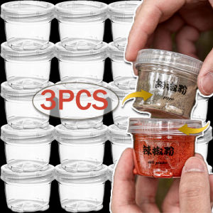 3Pcs Outdoor Seasoning Bottle Set Can Be Assembled into Portable Travel Picnic Seasoning Box Camping Seasoning Jar Barbecue Seasoning Small Bowl