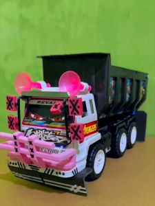 PROMO Mobilan miniatur truk oleng pasir modifikasi truk ttp 02 termurah