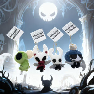 Kawaii Game Hollow Knight Cosplay Doll Toy Plush Dolls Kids Gift Keychain Pendant Accessories Peluche Toys Kids Birthday Gift