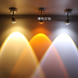 Colorful Ceiling Mounted TV Spotlight LED Wall Art Light Bar Cabinet Colorful Small Spotlight 3W Modern Minimalist Style Home Decor Lighting