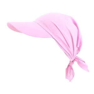 Summer Bandana Breathable UV Protection Cycling Turban With Brim Men Women Outdoor Sunscreen Fishing Headscarf Beach Sun Hat