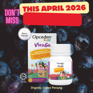 Opceden Kidz ViraGo 30s x 1000mg (EXP 08/2026) | Kids Supplement | Mixed Elderberry Colostrum Inulin Vitamin C