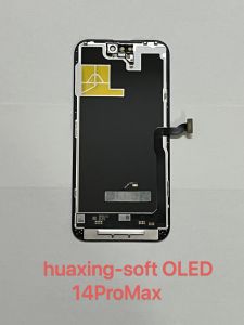 HuaXing 100% Soft OLED Screen For iPhone 14Pro 15Pro 16Pro Max Display True Tone With 3D Touch For iPhone Replacement With Tools