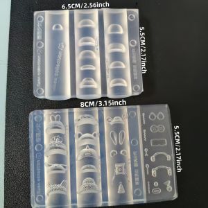 A Cartoon Silicone Nail Art Mold Cute Cat Headgear Hat Pillow Kindergarten 3D Nail Art Mold