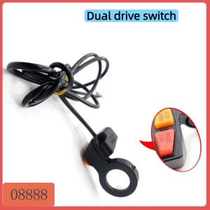 Handlebar Control Switch Low High Speed Single Dual Drive Eco Turbo Mode For ATV Scooter Electric Motorcycle