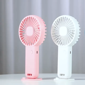 [TrekLite] Portable USB Handheld Fan Rechargeable 3-Speed Cooling for Travel & Outdoor Use