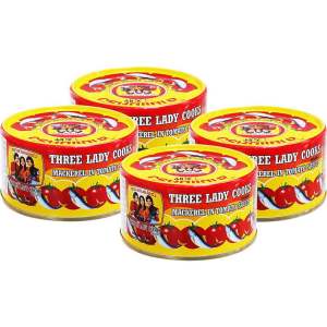 Combo 4 Cá nục xốt cà 3 Cô Gái hộp 190g
