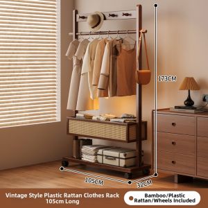 YONGJUE | Retro Wooden Coat Stand