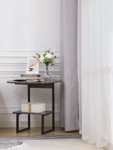 Side a few light luxury household sofa side cabinet small tea table modern simple bedside table living room small round table small table corner a few