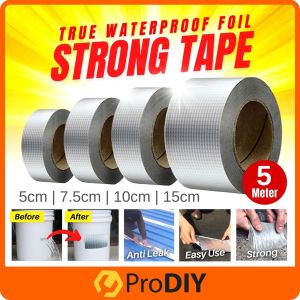 Waterproof Tape Anti Leakage Professional Aluminum Foil Adhesive Butyl Tape Crack Repair