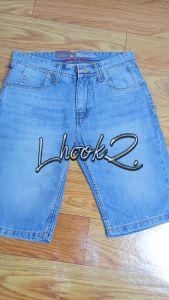 Louis Martine - Celana Jeans Denim Pendek Pria Standar Reguler / Celana Jins Pendek Cowok Lois Cardinal