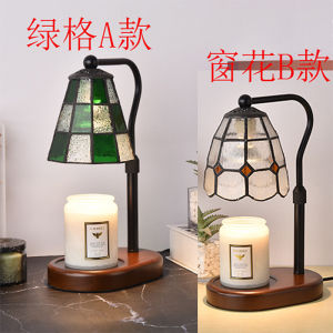 Middle East Mediterranean Aromatherapy Lamp American Style Bedroom Night Light Hotel Home Wax Melt Lamp Simple Modern Iron Body