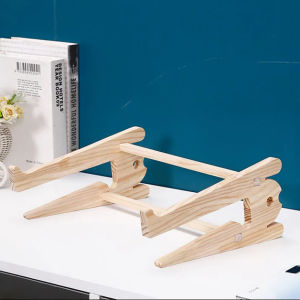 Wooden laptop stand | vertical heightened cooling base suitable for Macbook 13 15 inches⚡PH deliveryIn stock⚡