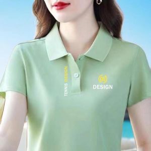 QIAOXIZI | Áo Thun Nữ Thời Trang Che Bụng Trẻ Trung Có Cổ