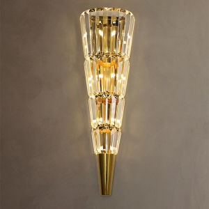 Crystal Wall Lamp Modern Light Luxury Wall Light Nordic Gold Wall Sconces Indoor Lighting Wall Decor For Hotel Living Room
