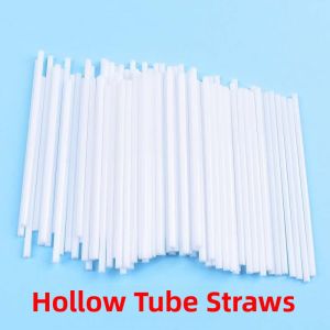 White Hollow Plastic Pipe Candy Stick DIY Cake Decoration Accessories Festival Supplies Gift Decoration Other Patterns