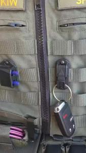 Heavy Duty Belt Clip Multifunctional Hook Key Holder Outdoor Survival Gear Climbing Camping Hiking Backpacking Accessory