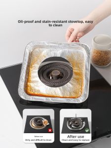 MAGIC KITCHEN | Thick Square Gas Stove Oil-Resistant Pad